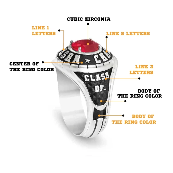 Legacy Crest Mens Class Ring 